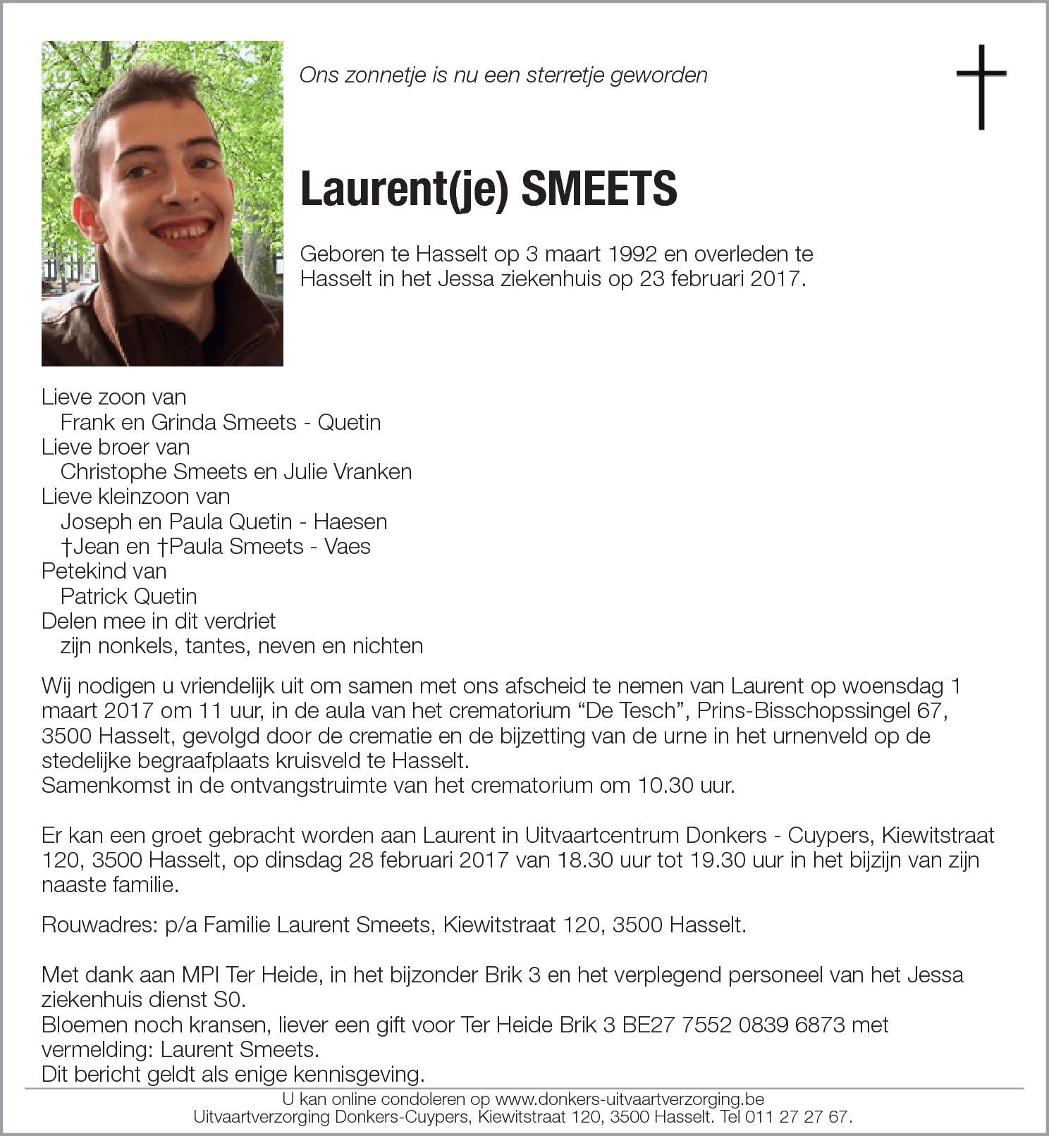 Laurent(je) Smeets