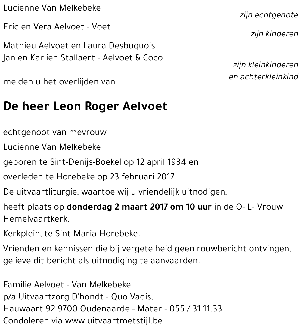 Leon Roger Aelvoet