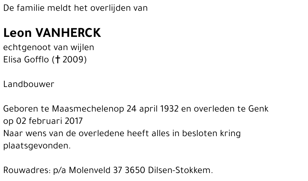 Leon Vanherck