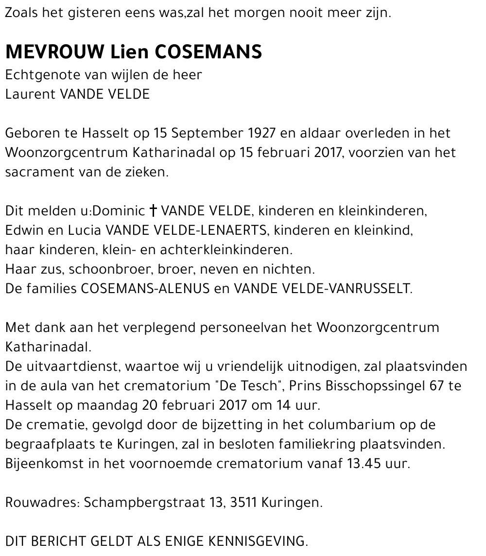 Lien Cosemans