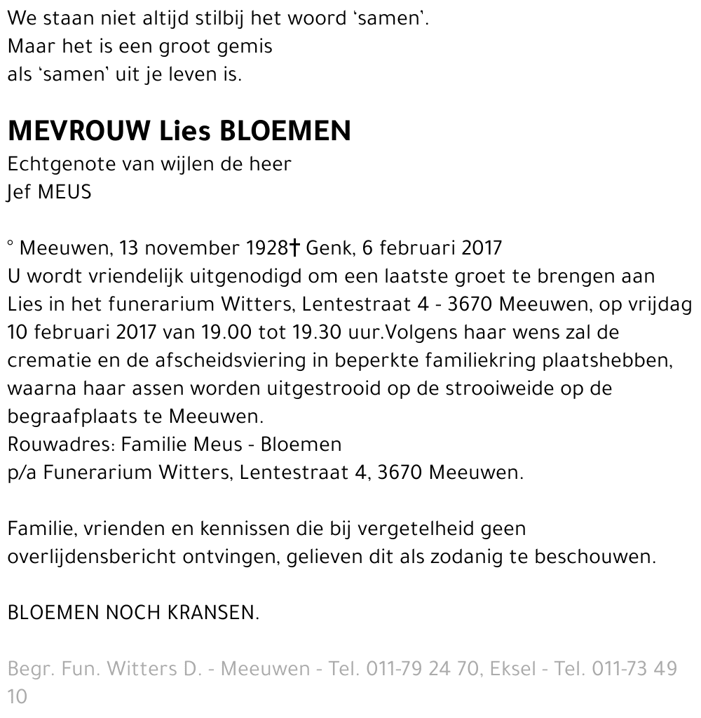 Lies Bloemen