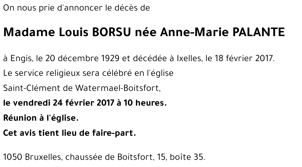 Louis BORSU