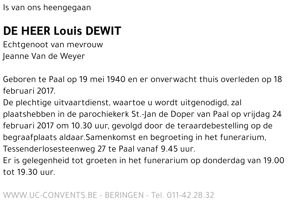 Louis Dewit