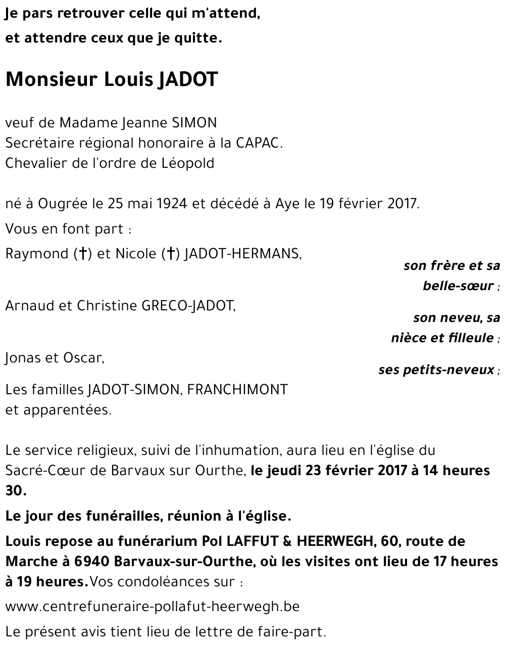 Louis JADOT