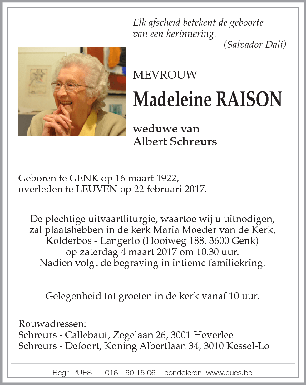 Madeleine Raison