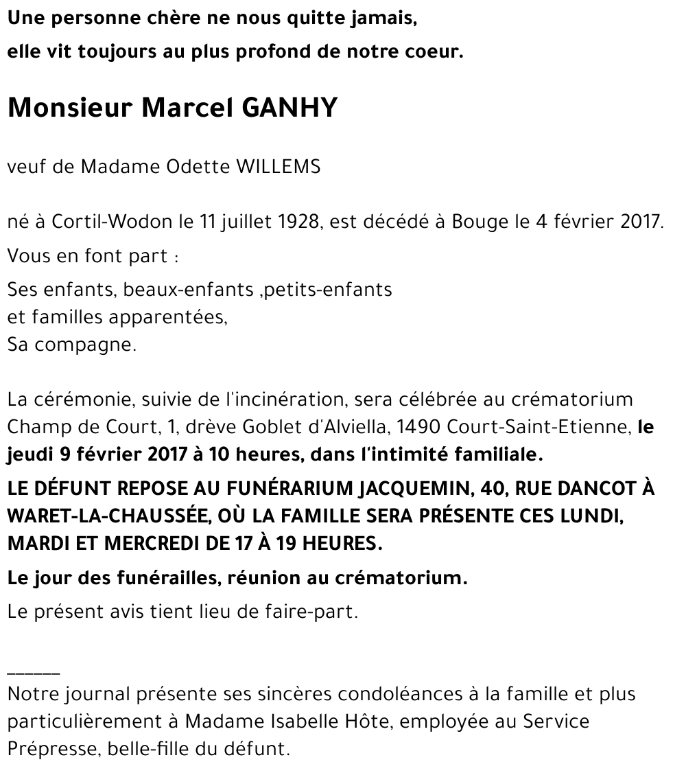 Marcel GANHY