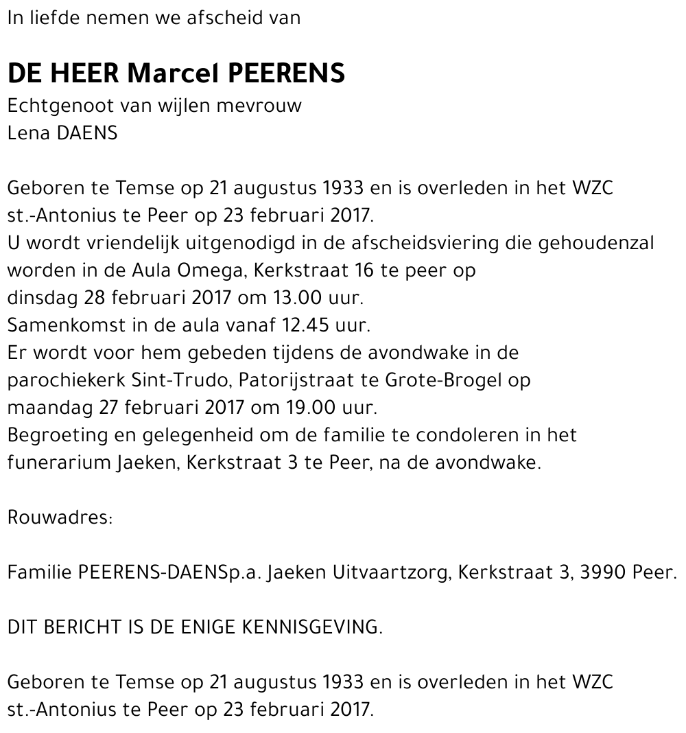 Marcel PEERENS