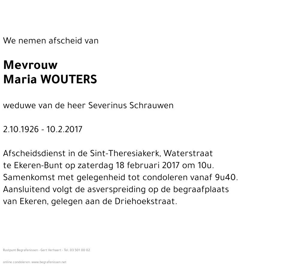 Maria Wouters
