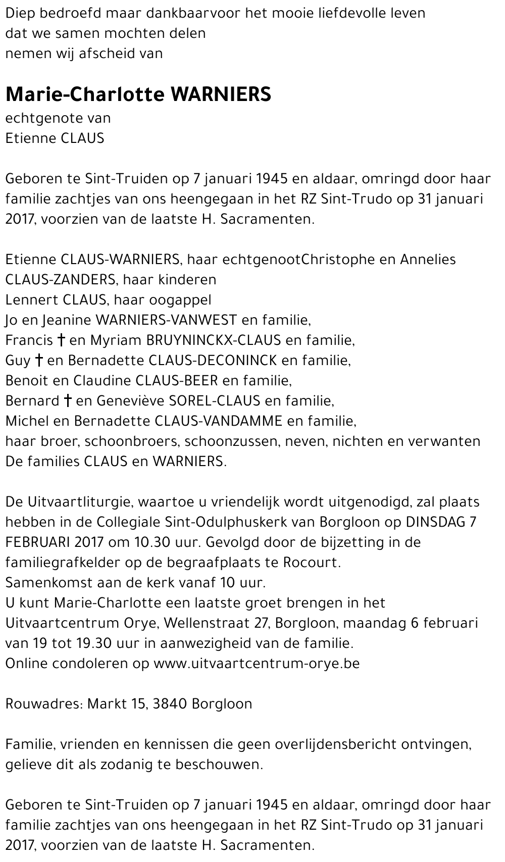 Marie-Charlotte Warniers