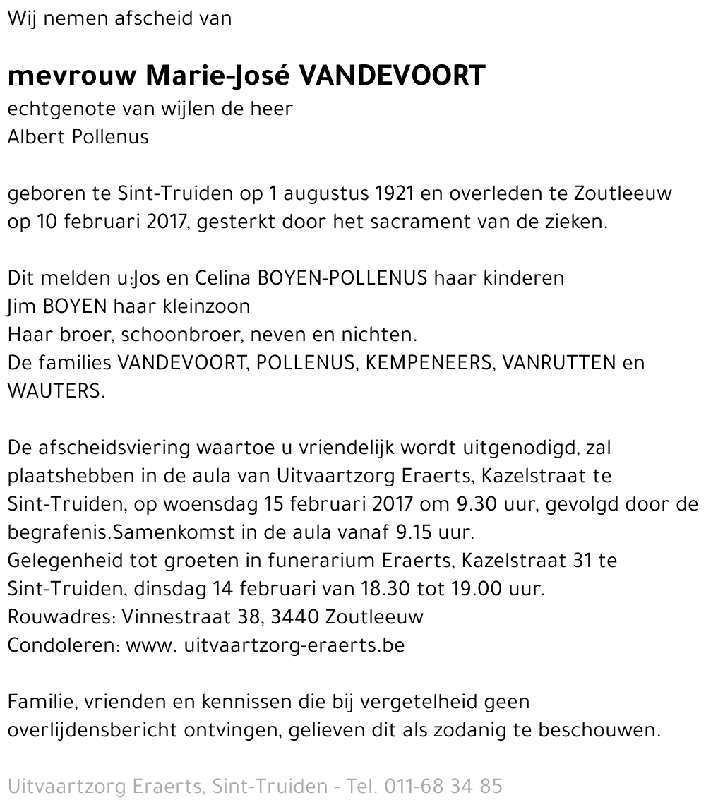 Marie-José Vandevoort