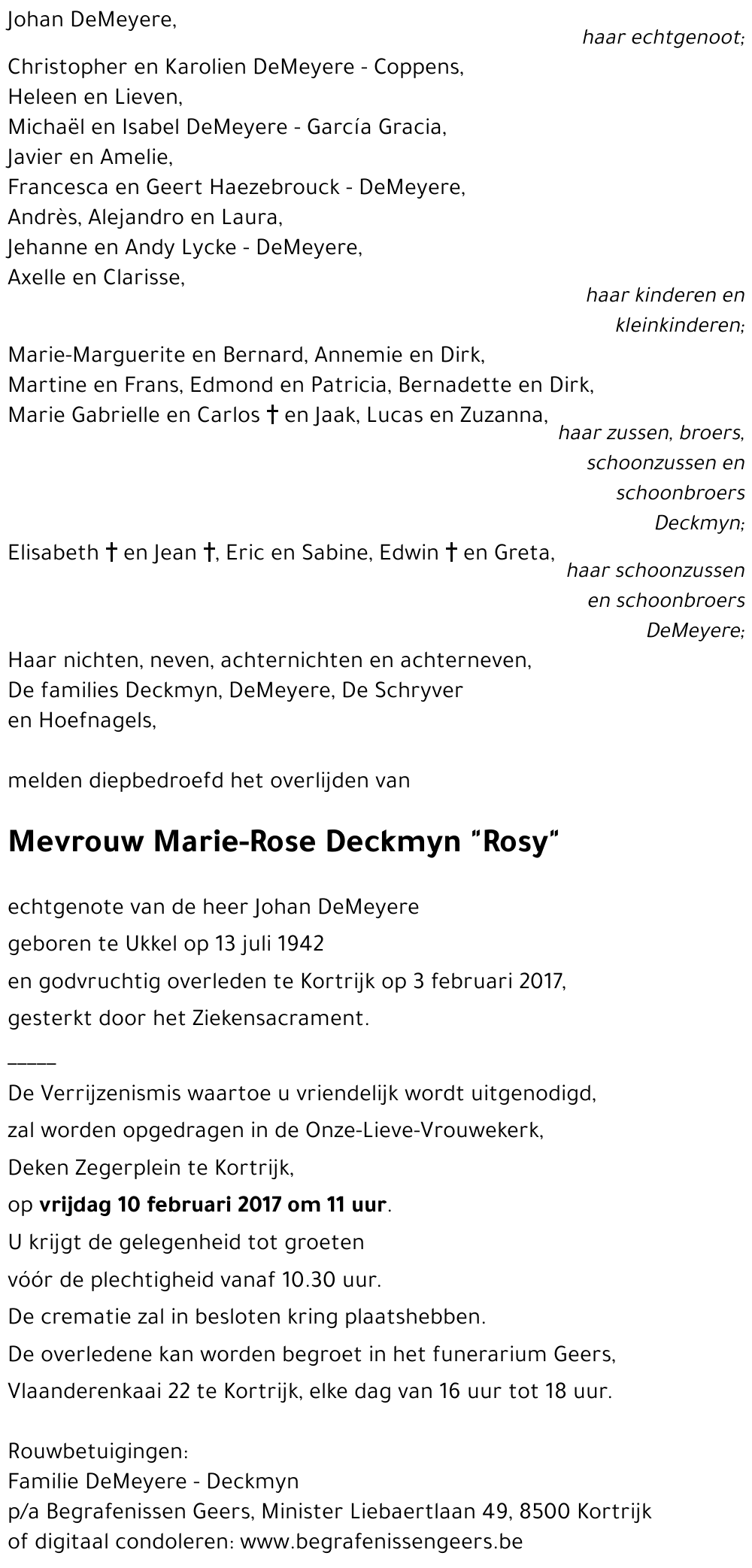 Marie-Rose DECKMYN