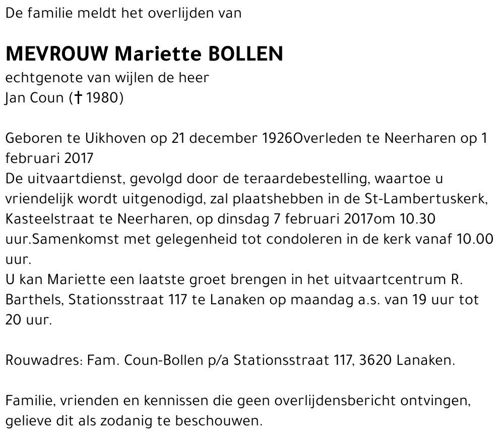 Mariette Bollen