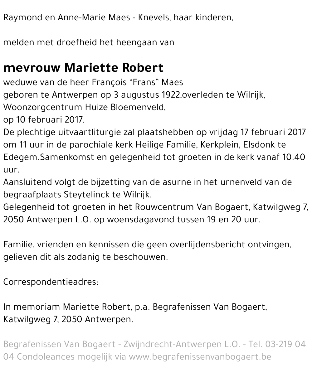 Mariette Robert