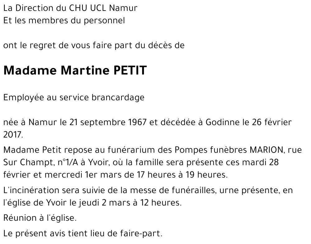 Martine PETIT