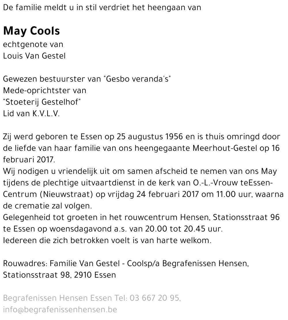 May Cools