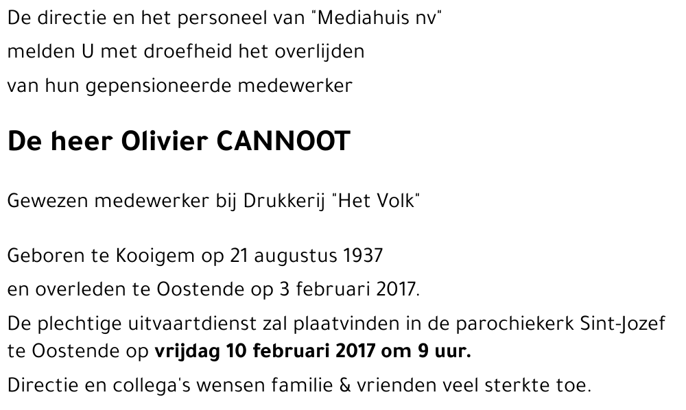 Olivier CANNOOT