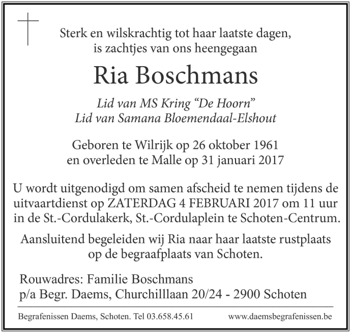 Ria BOSCHMANS