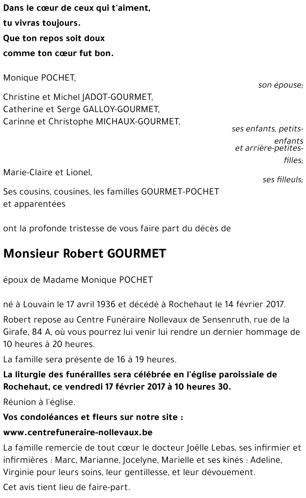 Robert GOURMET