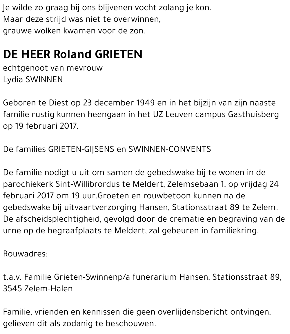 Roland GRIETEN