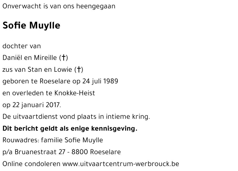 Sofie Muylle