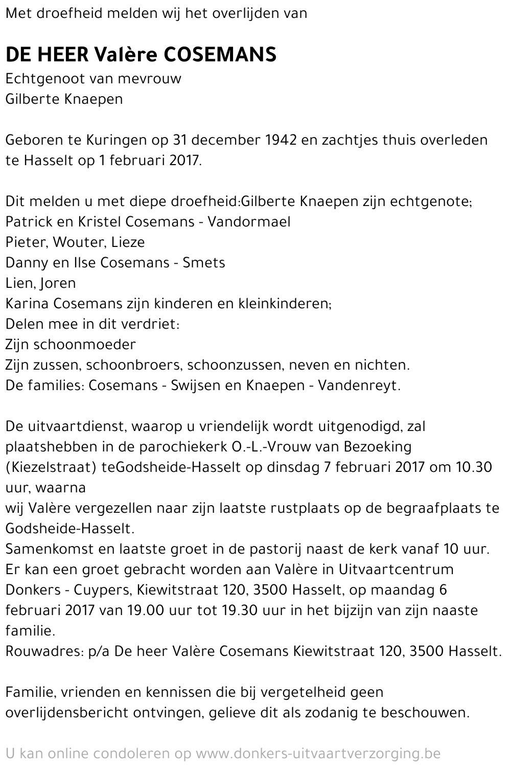 Valère Cosemans