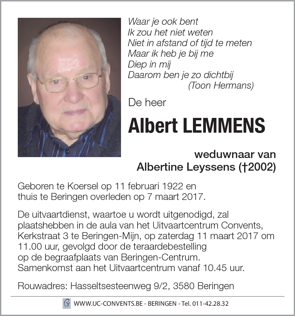 Albert Lemmens