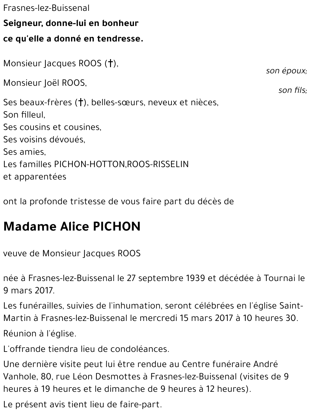 Alice PICHON