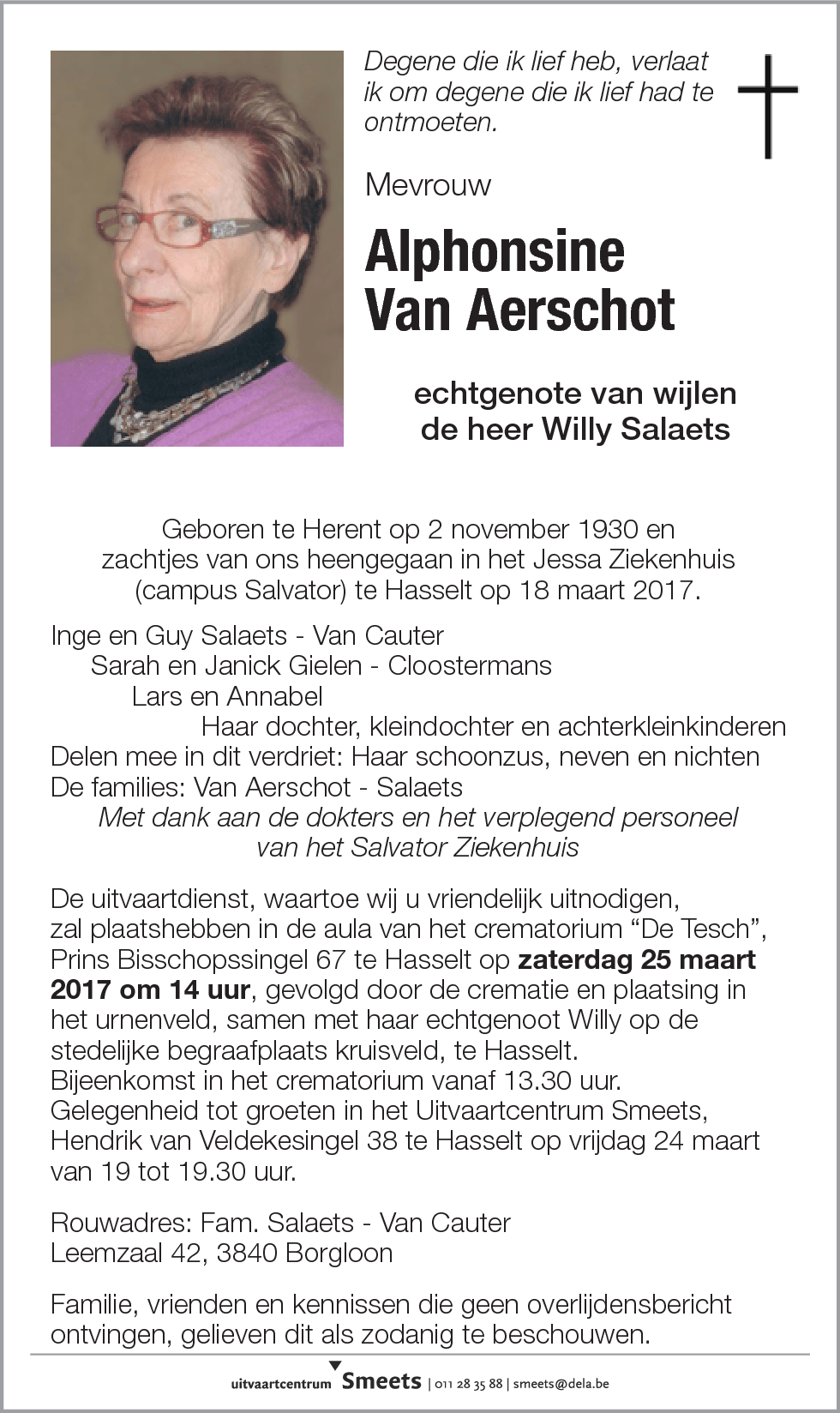 Alphonsine Van Aerschot