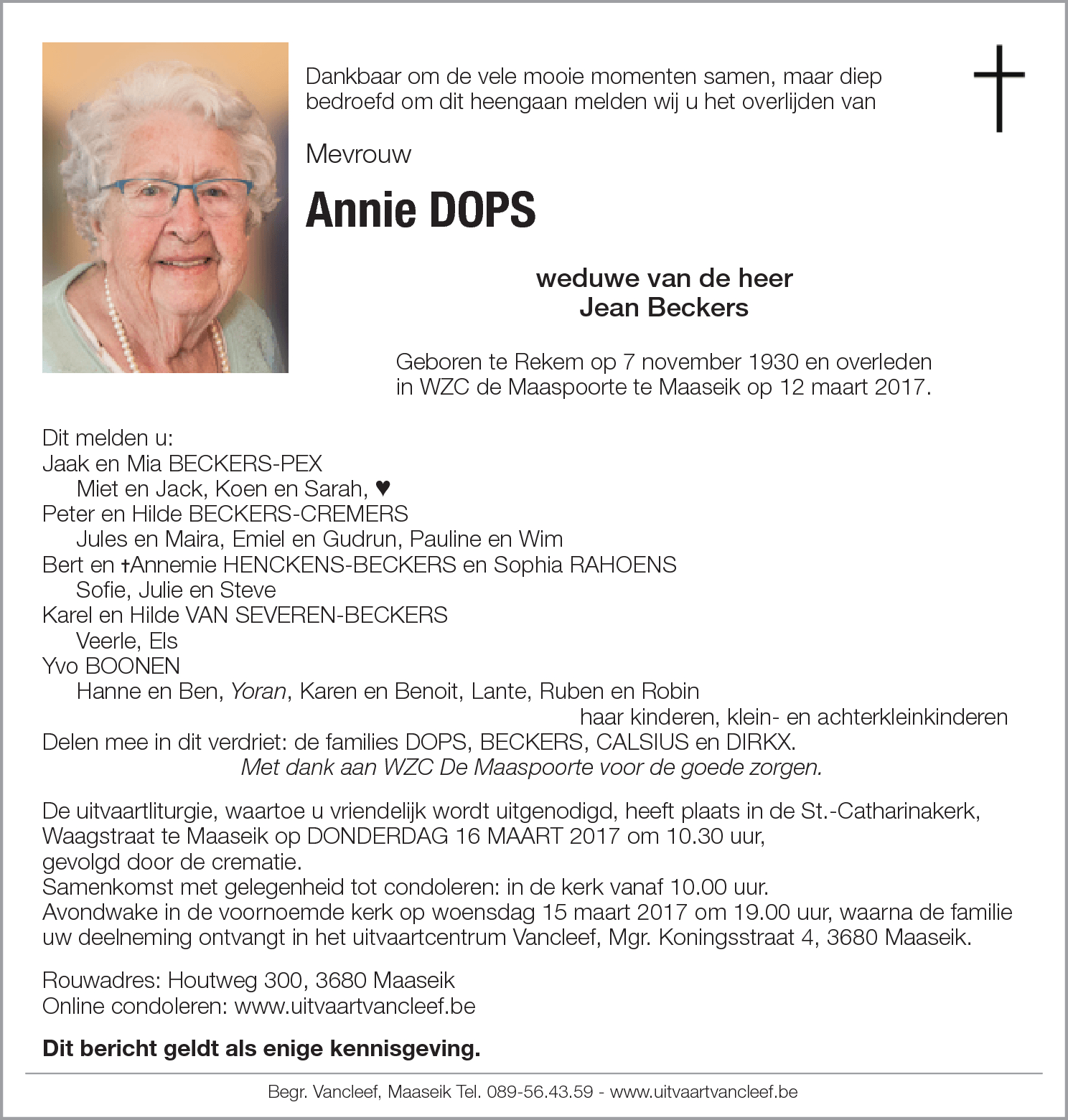 Annie Dops