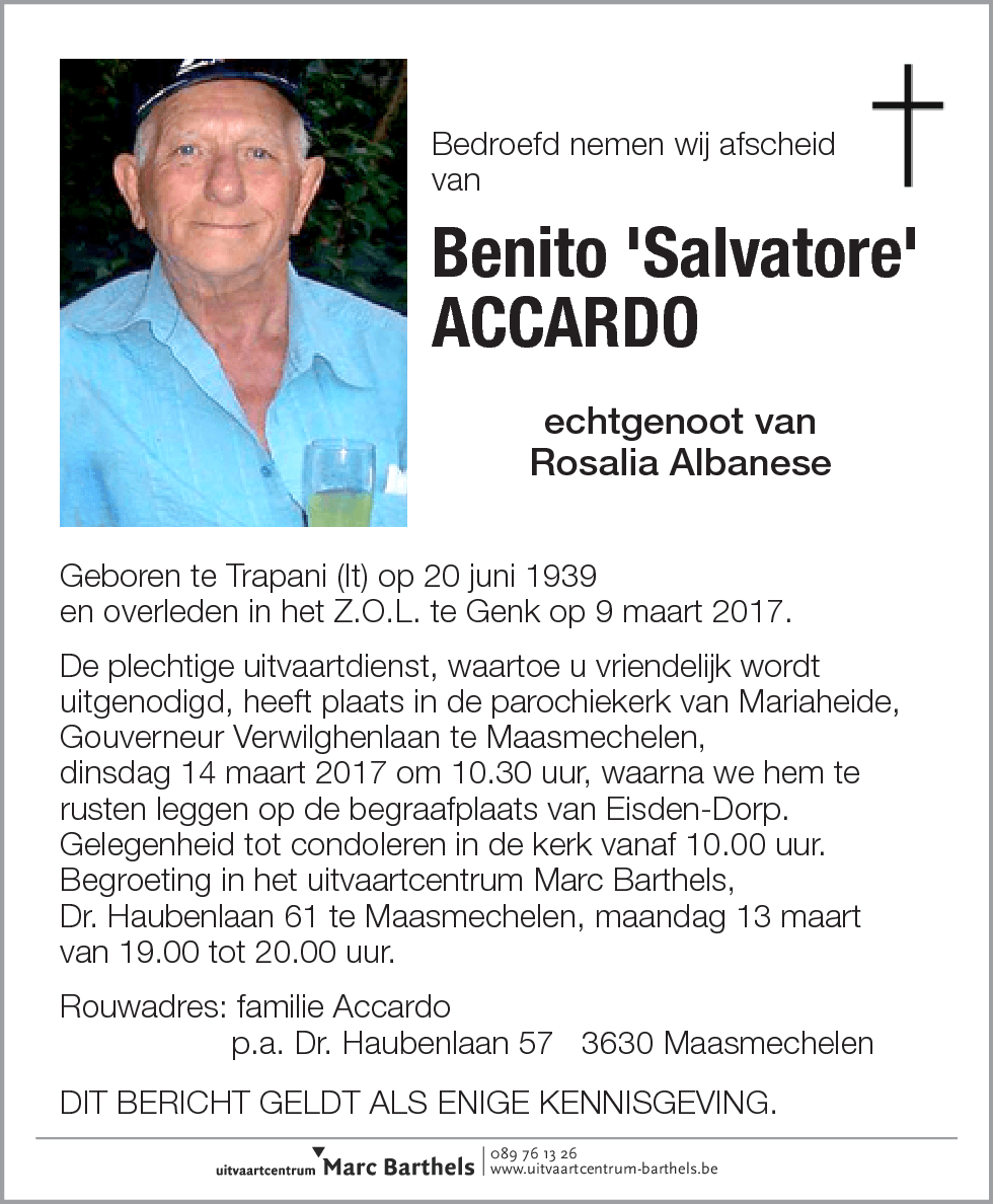 Benito 'Salvatore' Accardo