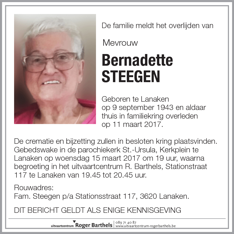 Bernadette Steegen