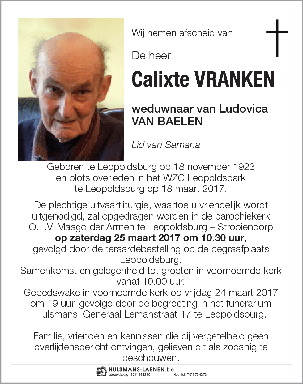 Calixte Vranken
