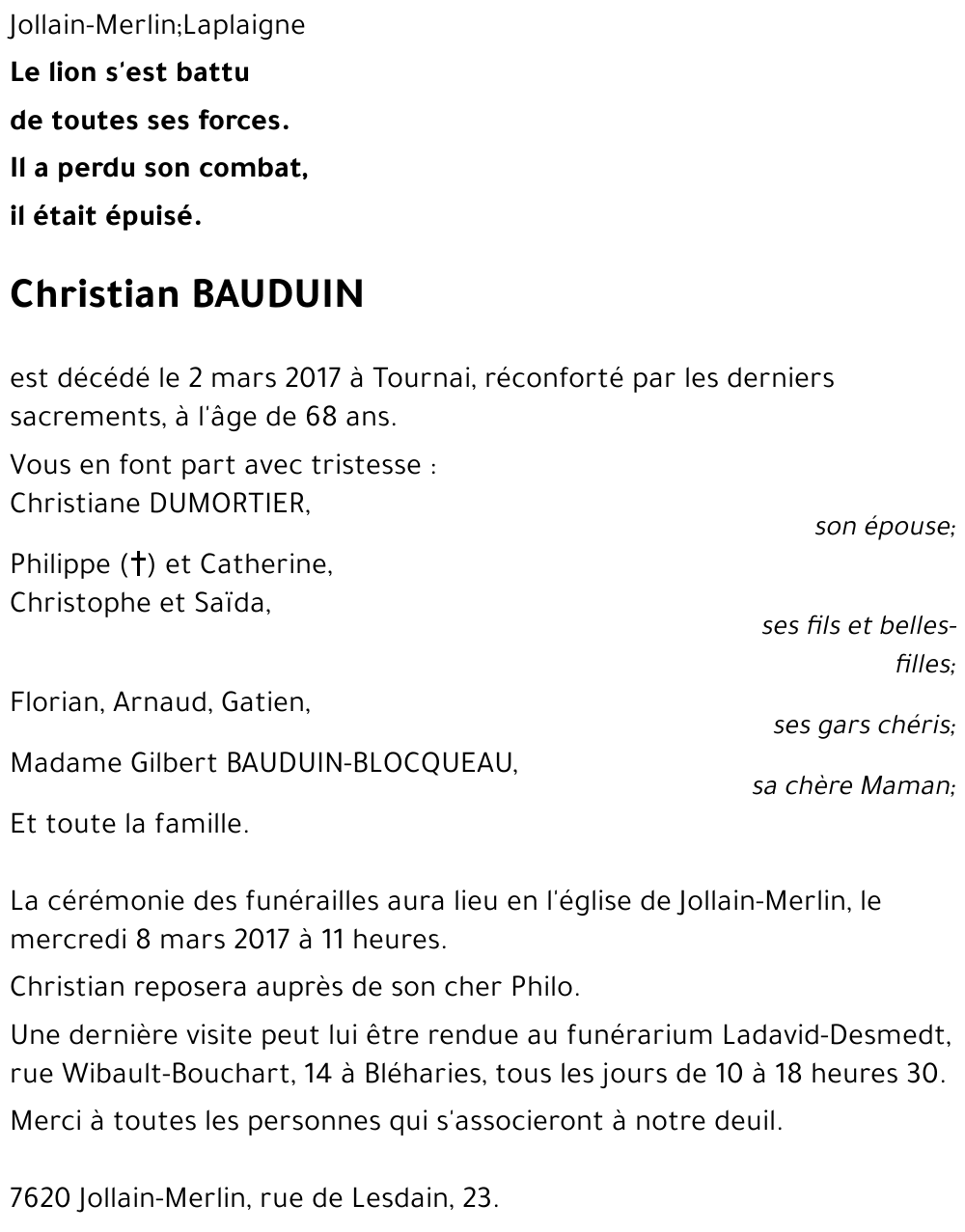 Christian BAUDUIN