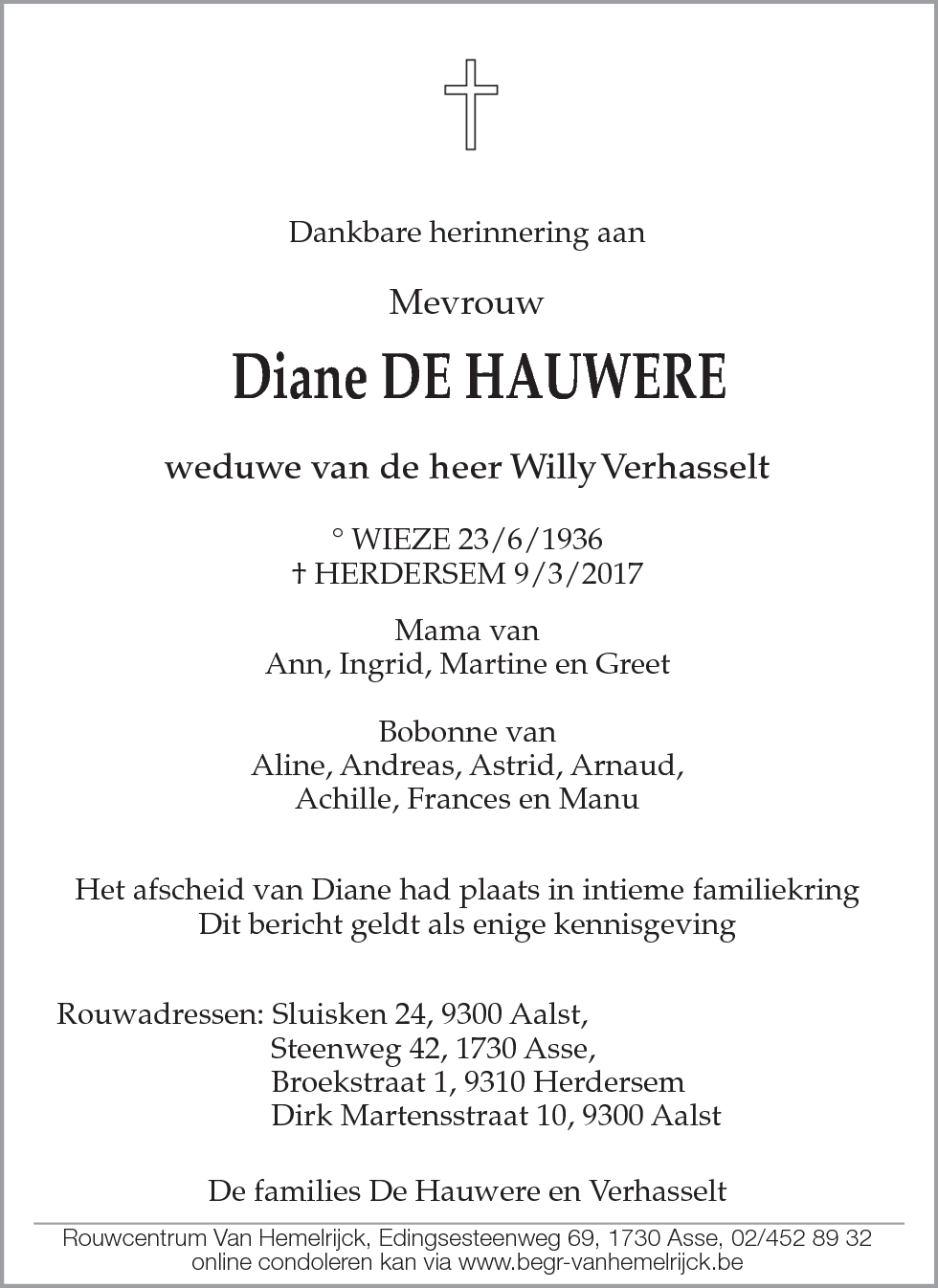 Diane De Hauwere