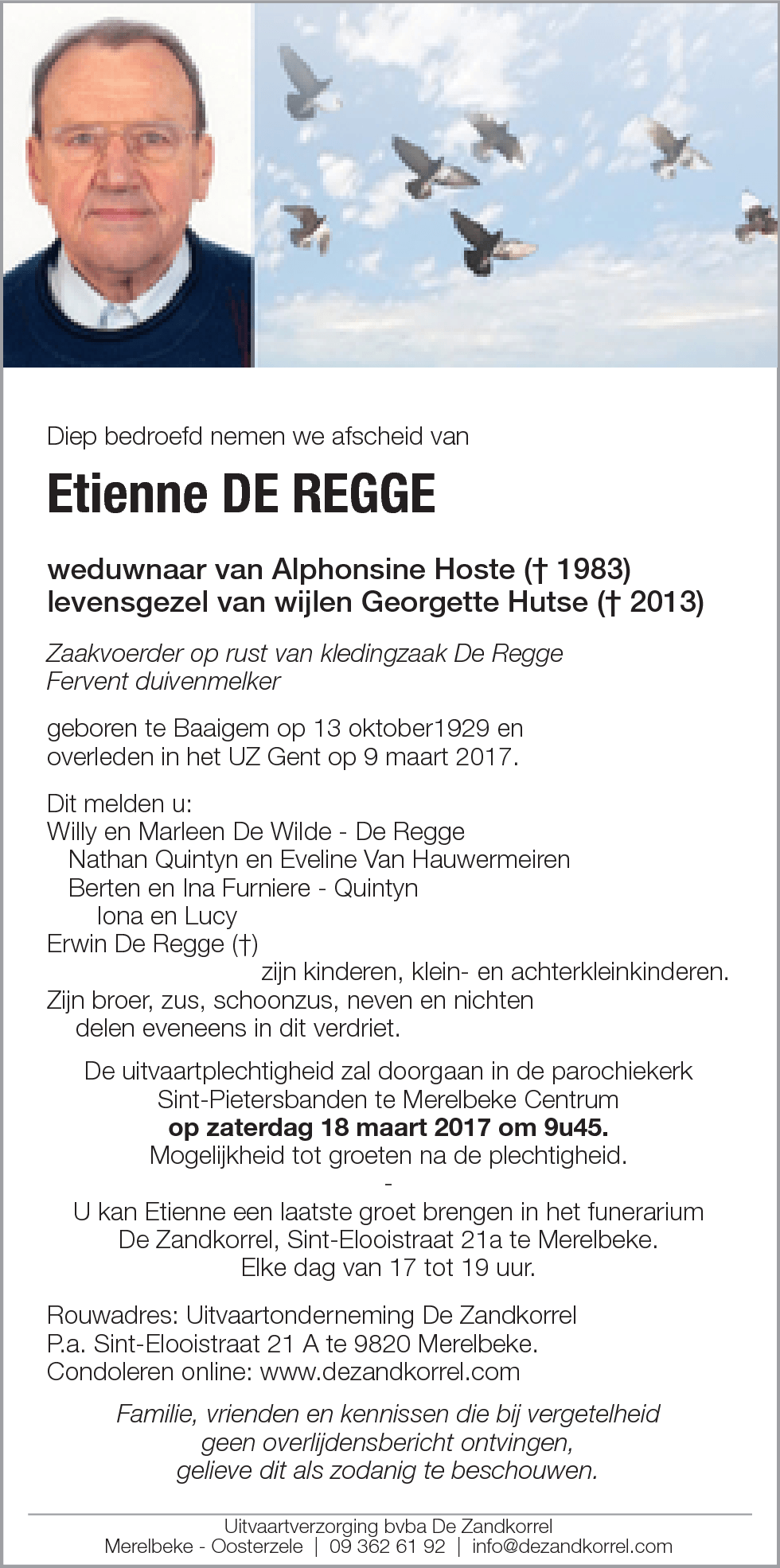 Etienne De Regge