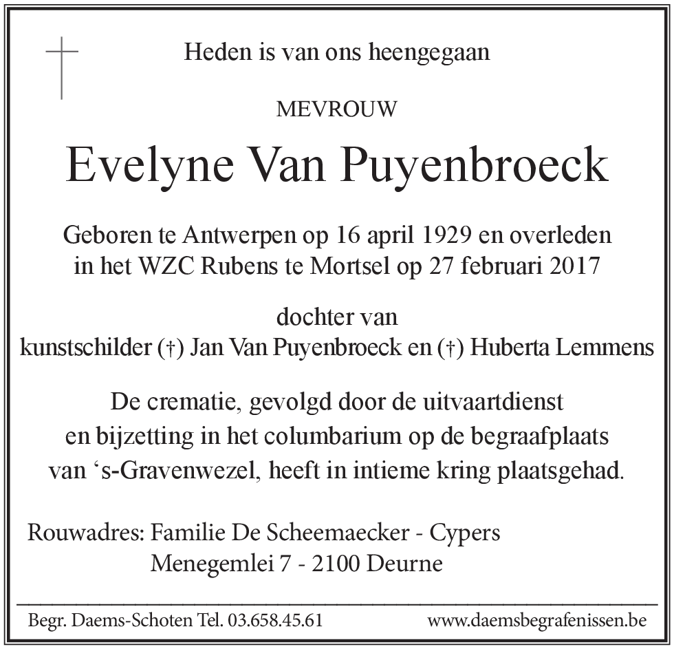 Evelyne Van Puyenbroeck