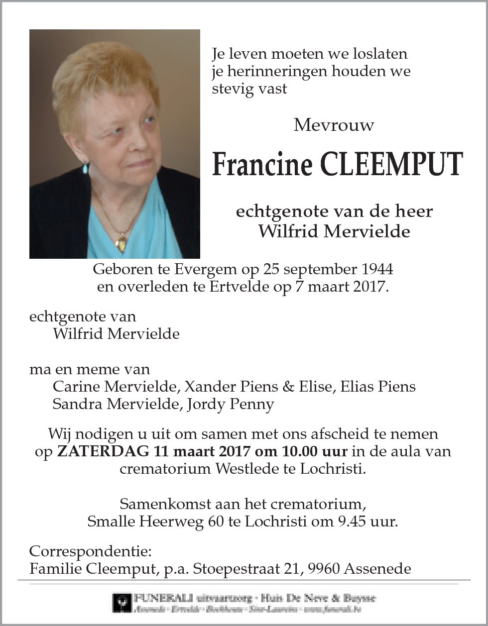 Francine Cleemput