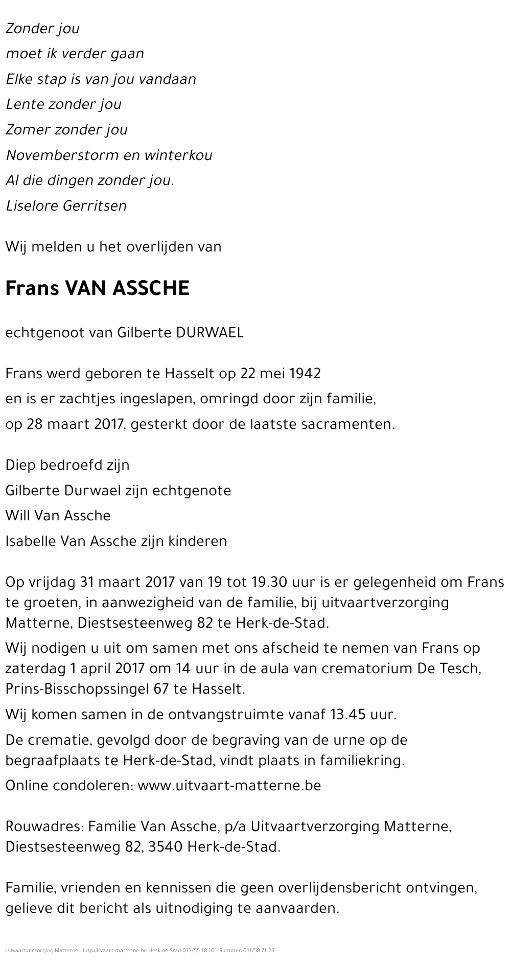 Frans Van Assche