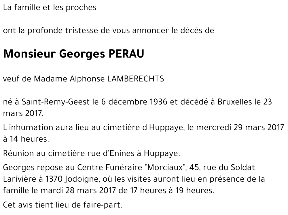 Georges PERAU