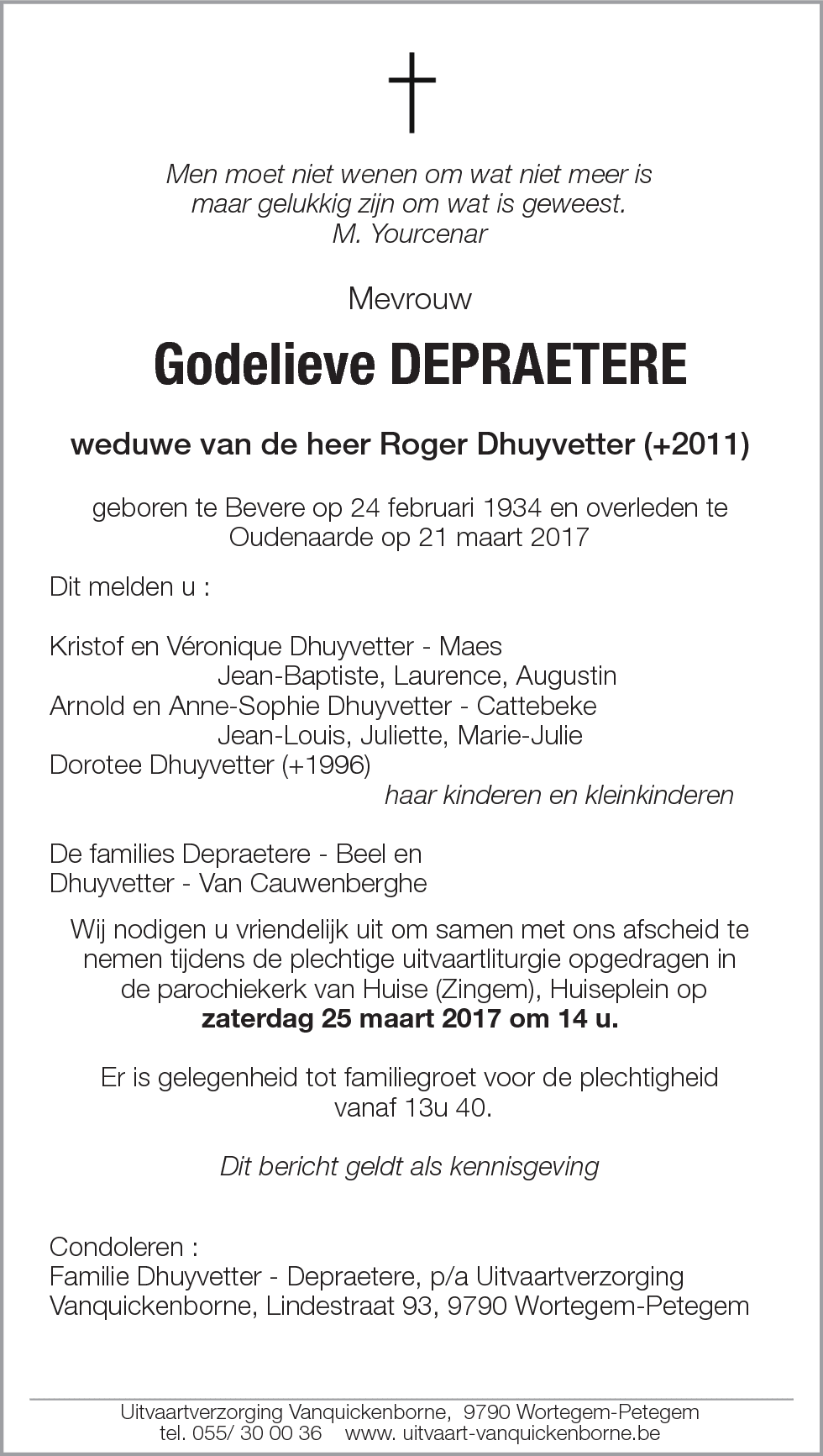 Godelieve DE PRAETERE