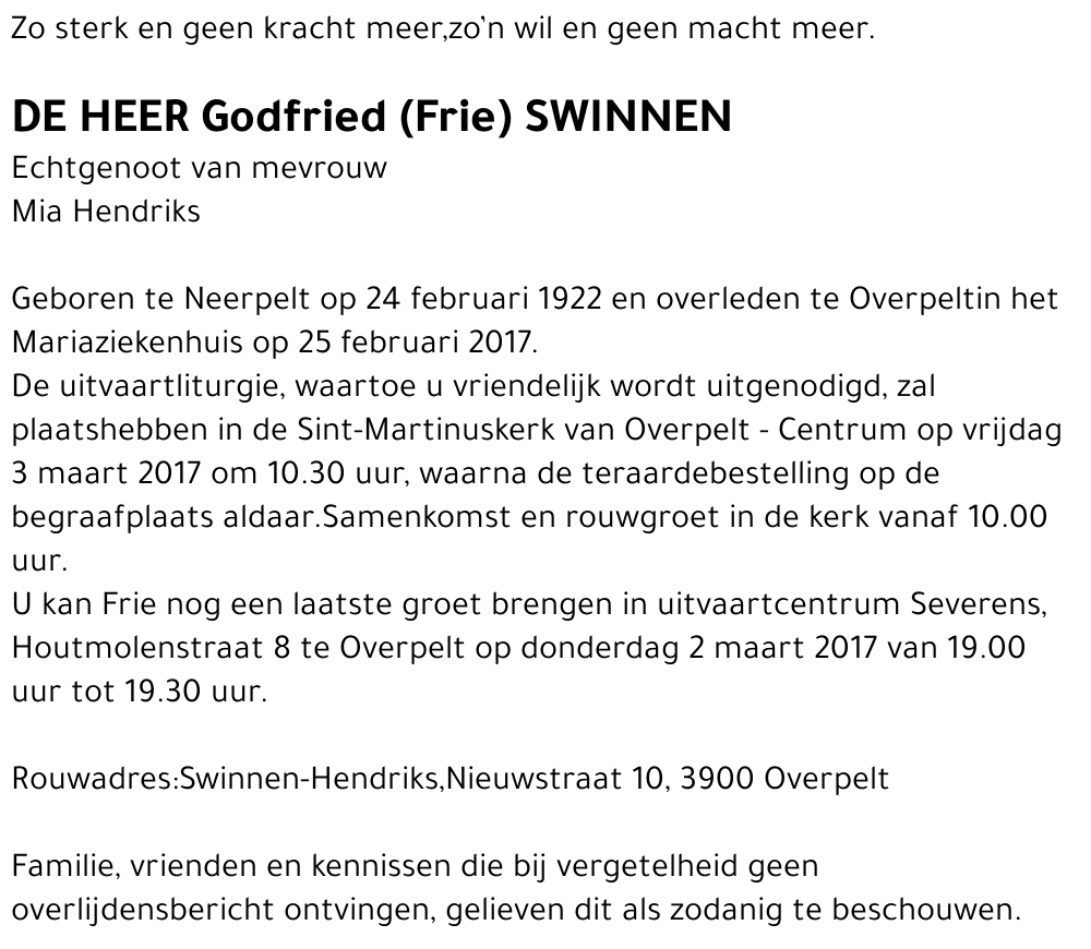 Godfried Swinnen