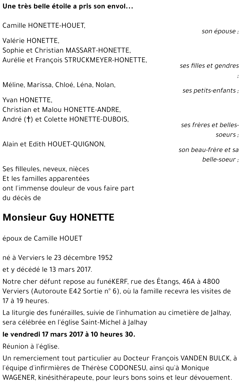 Guy HONETTE