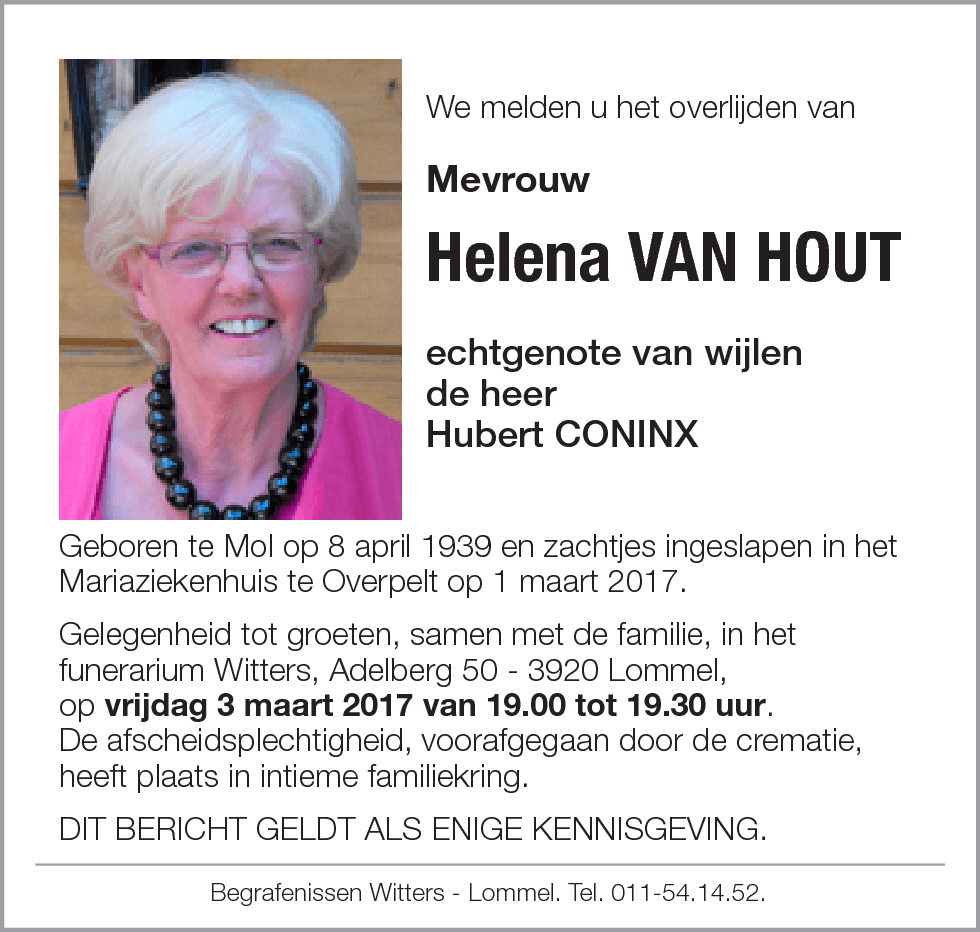 Helena Van Hout