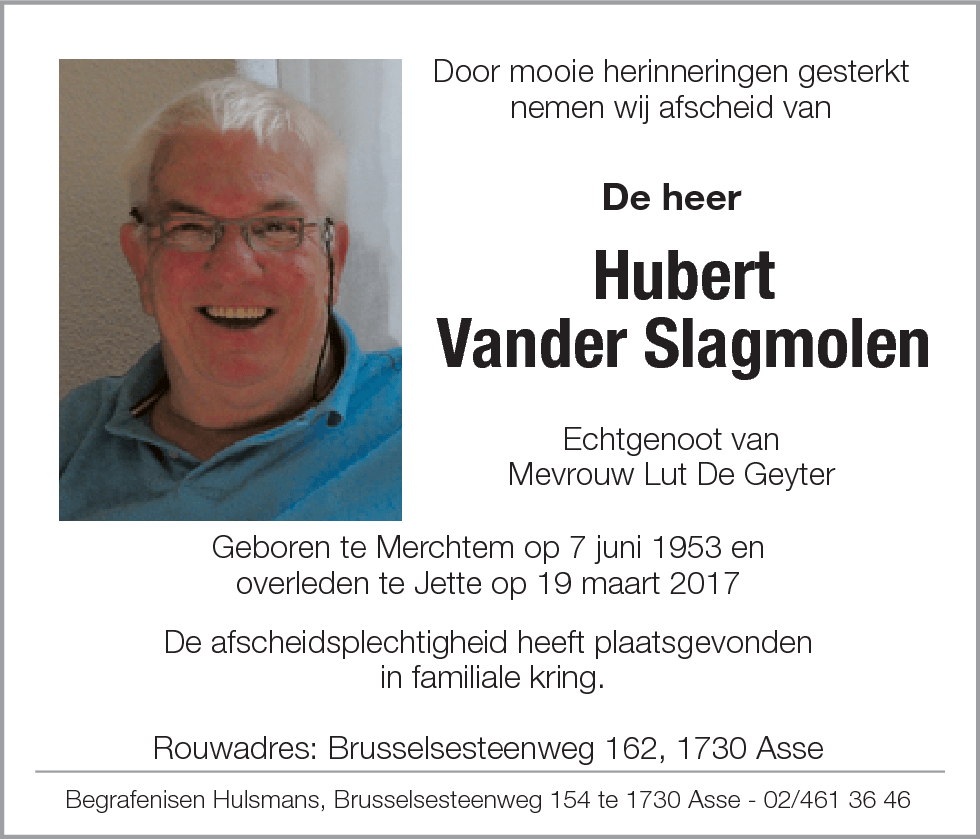 Hubert Vander Slagmolen