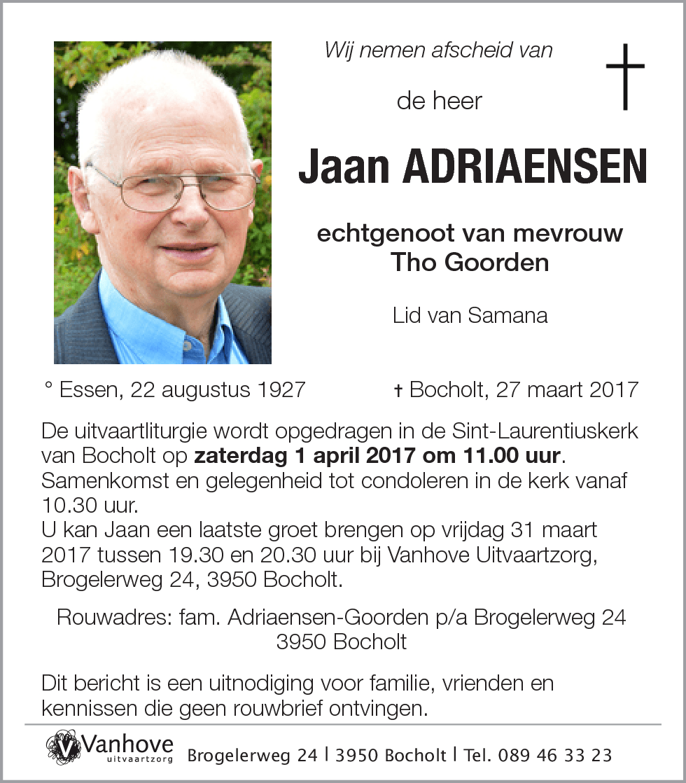 Jaan Adriaensen