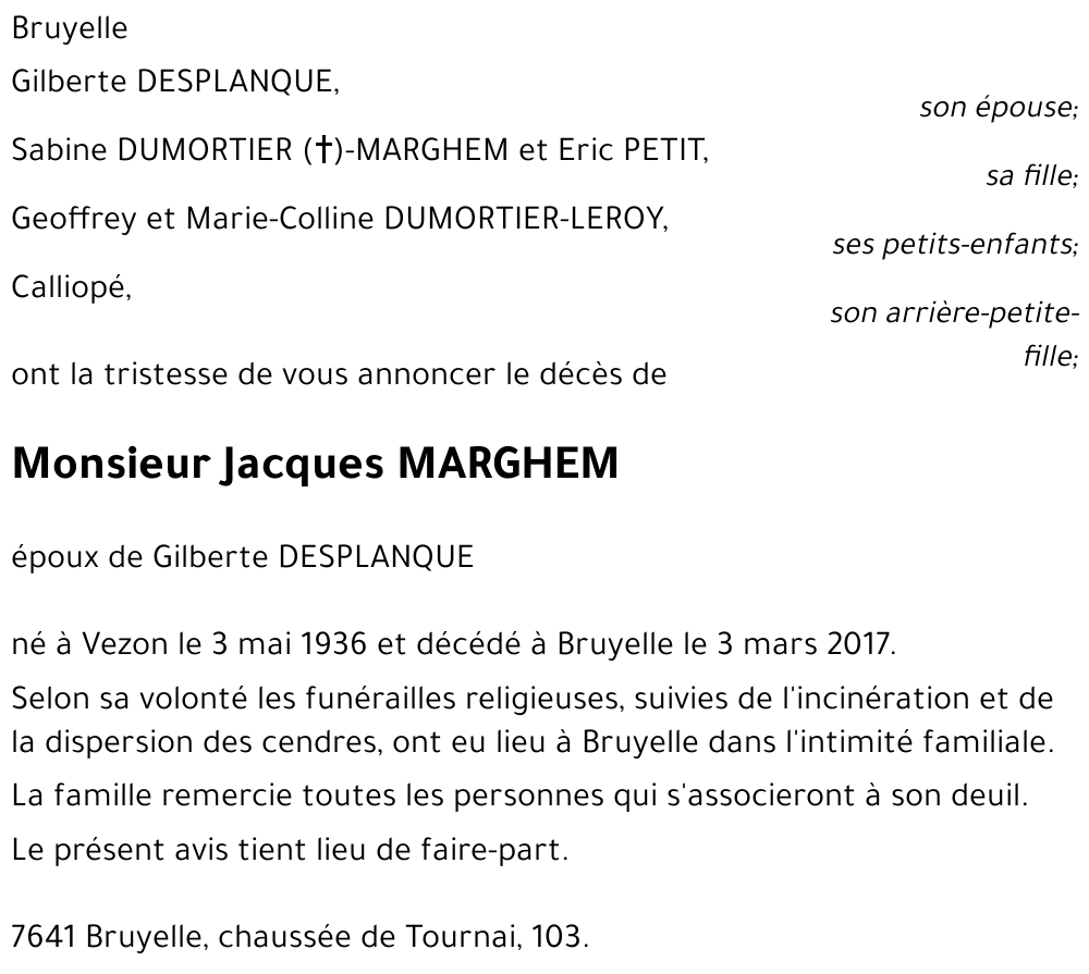 Jacques MARGHEM