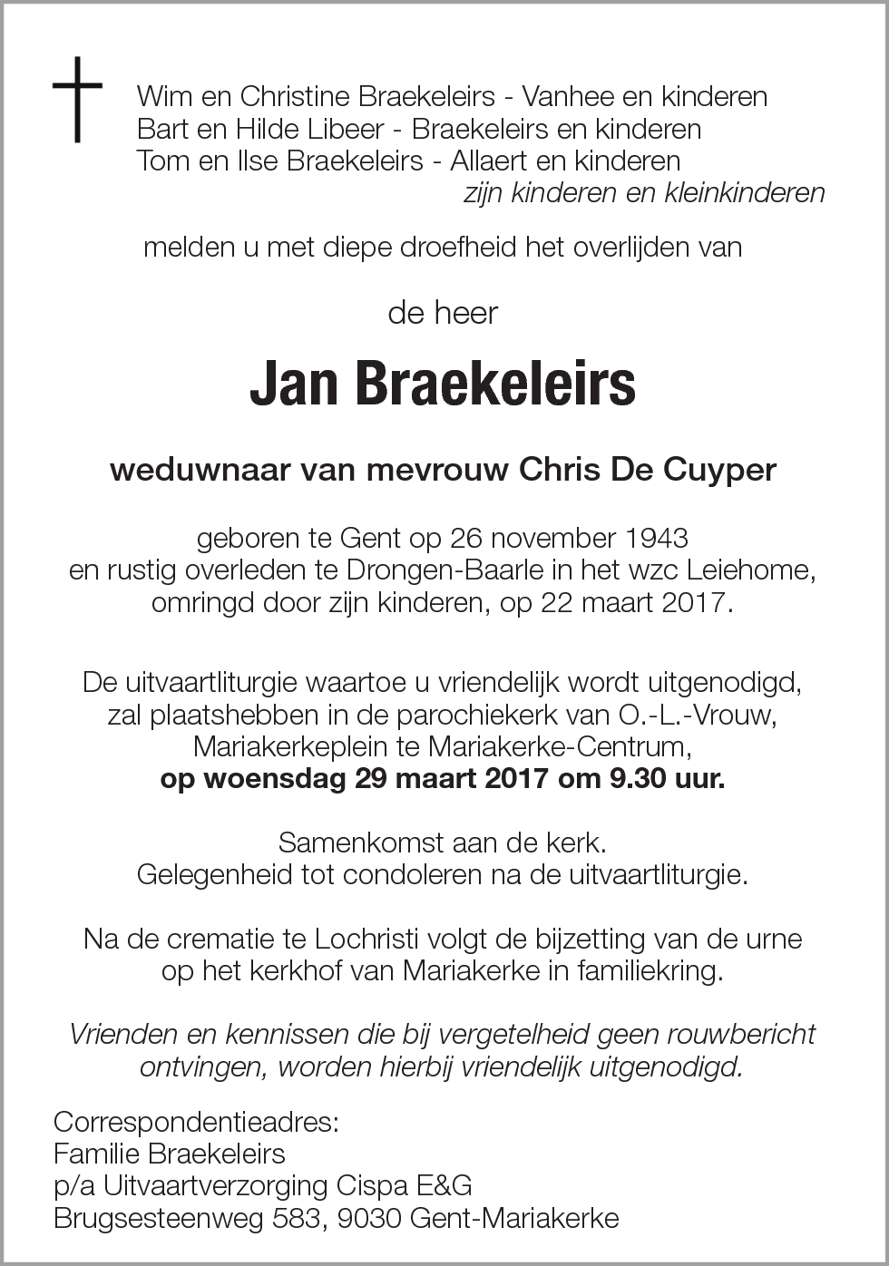 Jan Braekeleirs