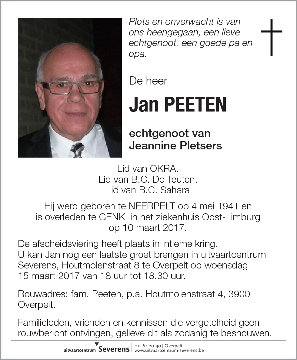 Jan Peeten