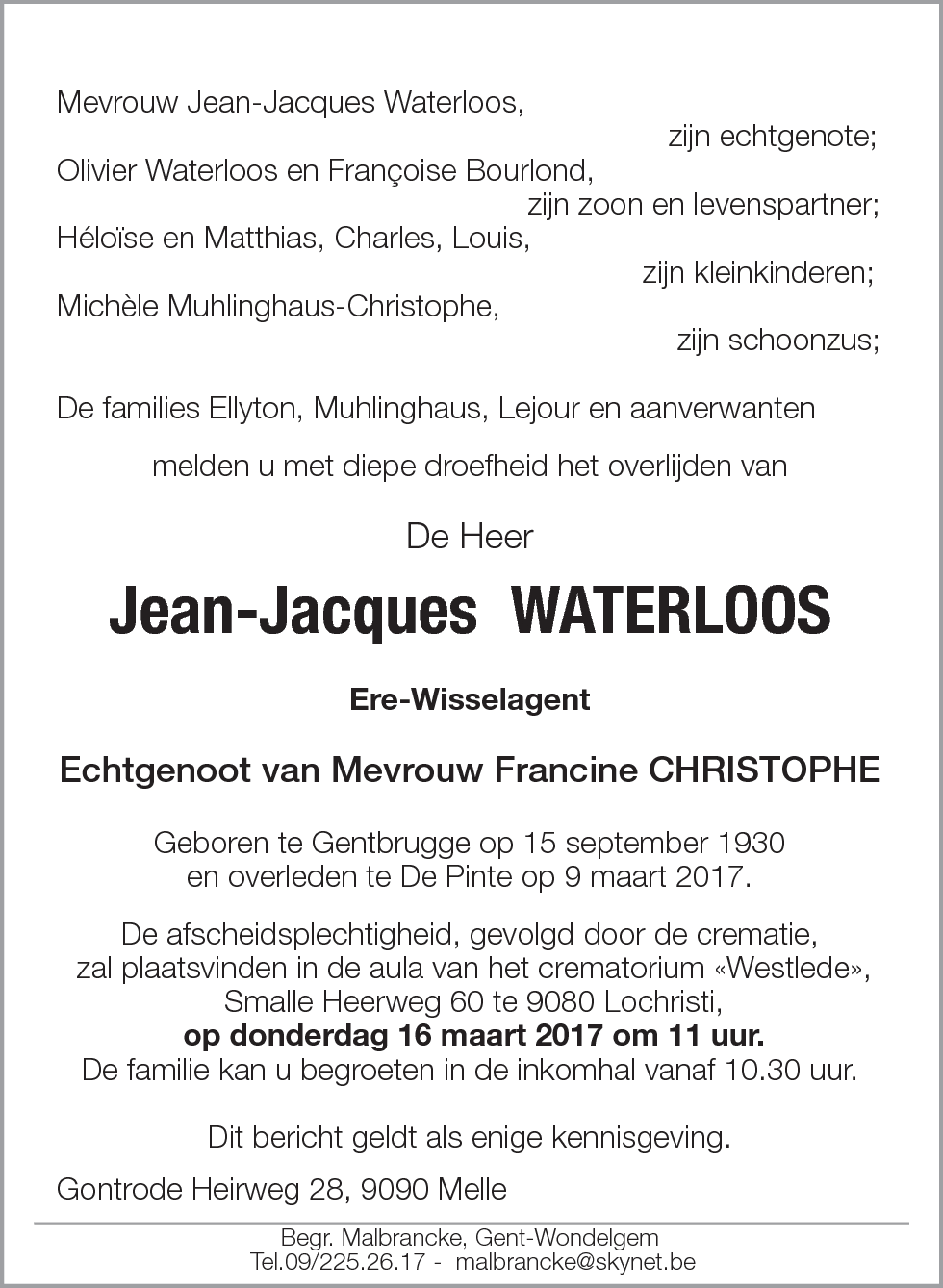 Jean-Jacques Waterloos