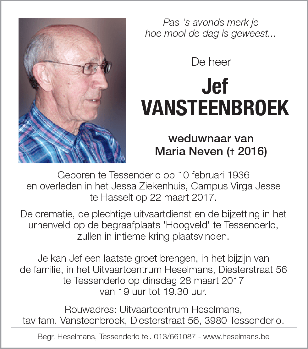 Jef Vansteenbroek